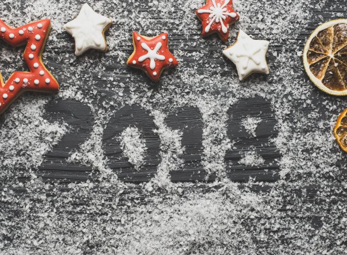 Wallpaper New Year, 2018, snow, 8k, Holidays 266784830